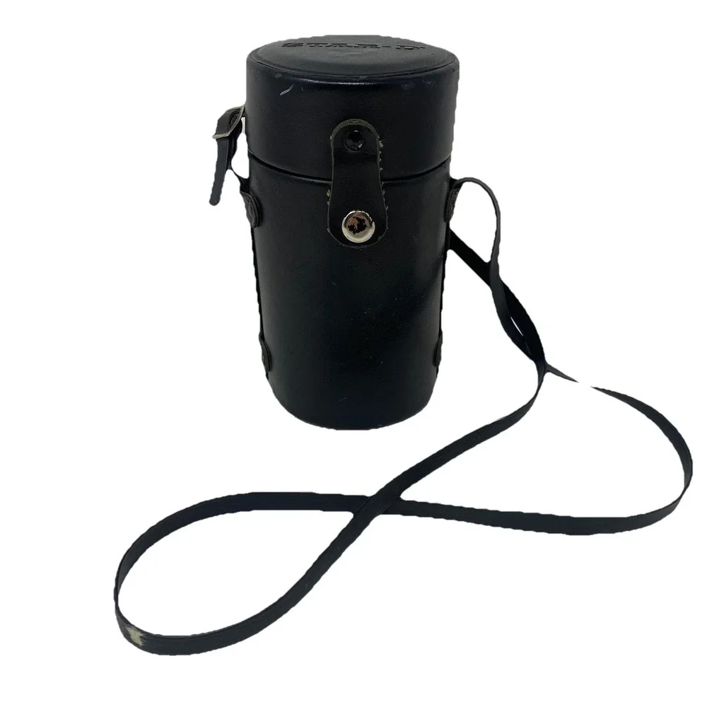 Vtg‎ Star-D Lens Leather Storage Protective Case and Hood 3.75